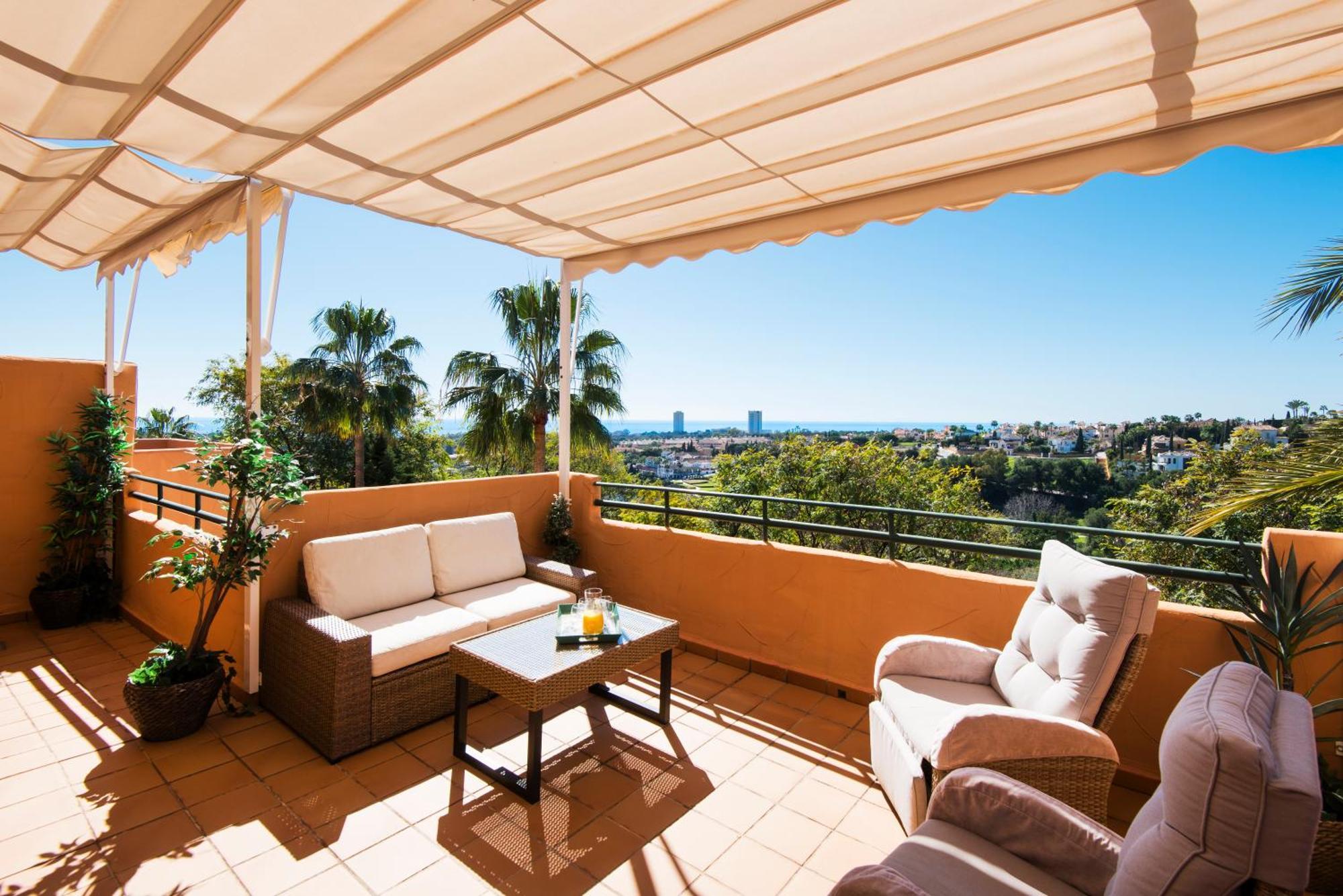 Rentandhomes Penthouse Elviria Golf Marbella Eksteriør billede